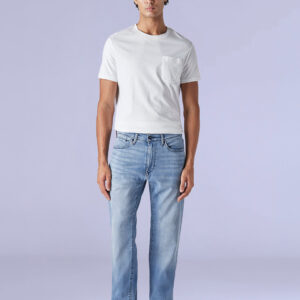 Men's 505 Light Indigo Straight Fit Mid Rise Redloop Jeans
