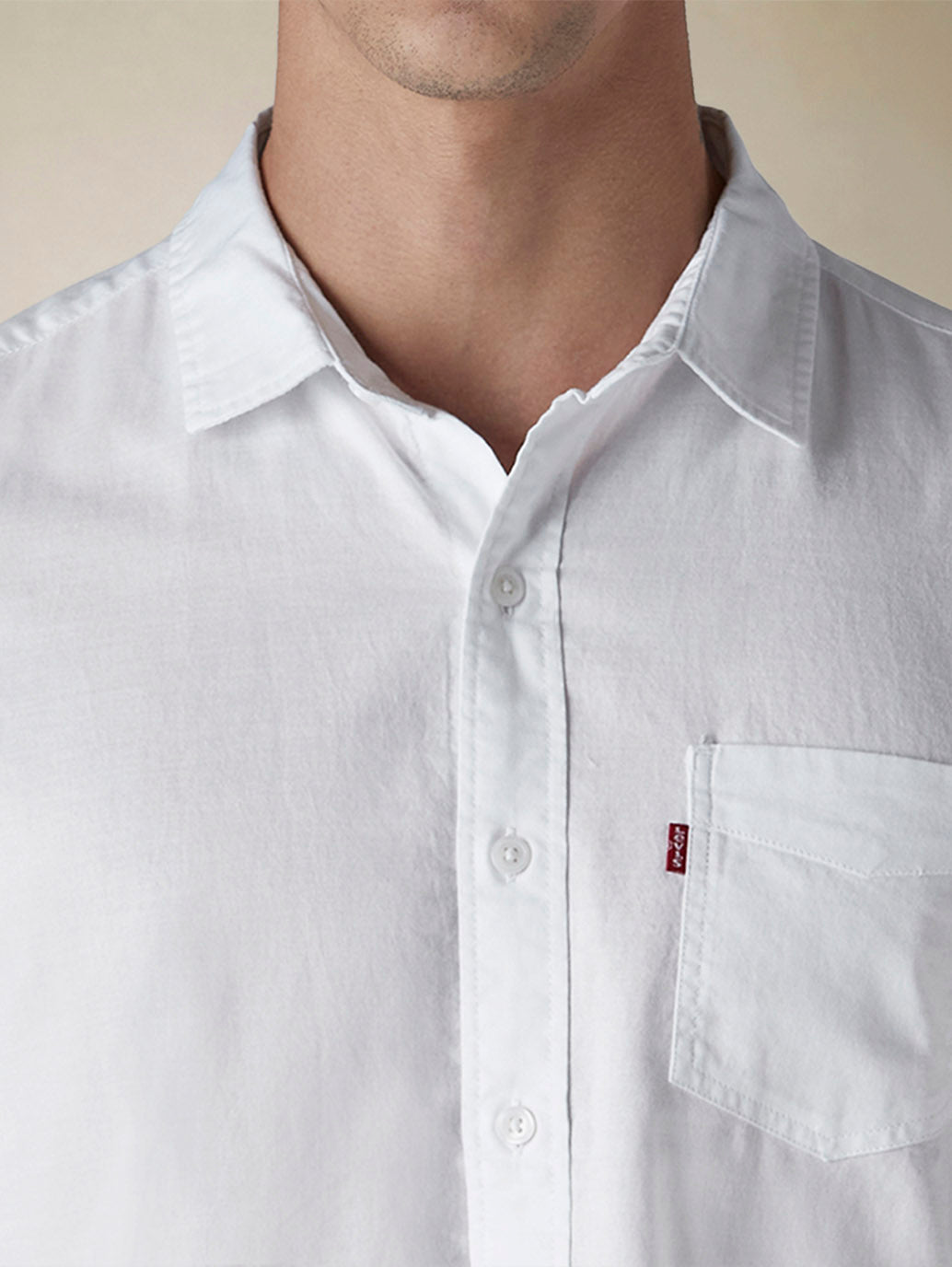Men's Solid Button Down Collar Slim Fit Oxford Shirt - 图片 5
